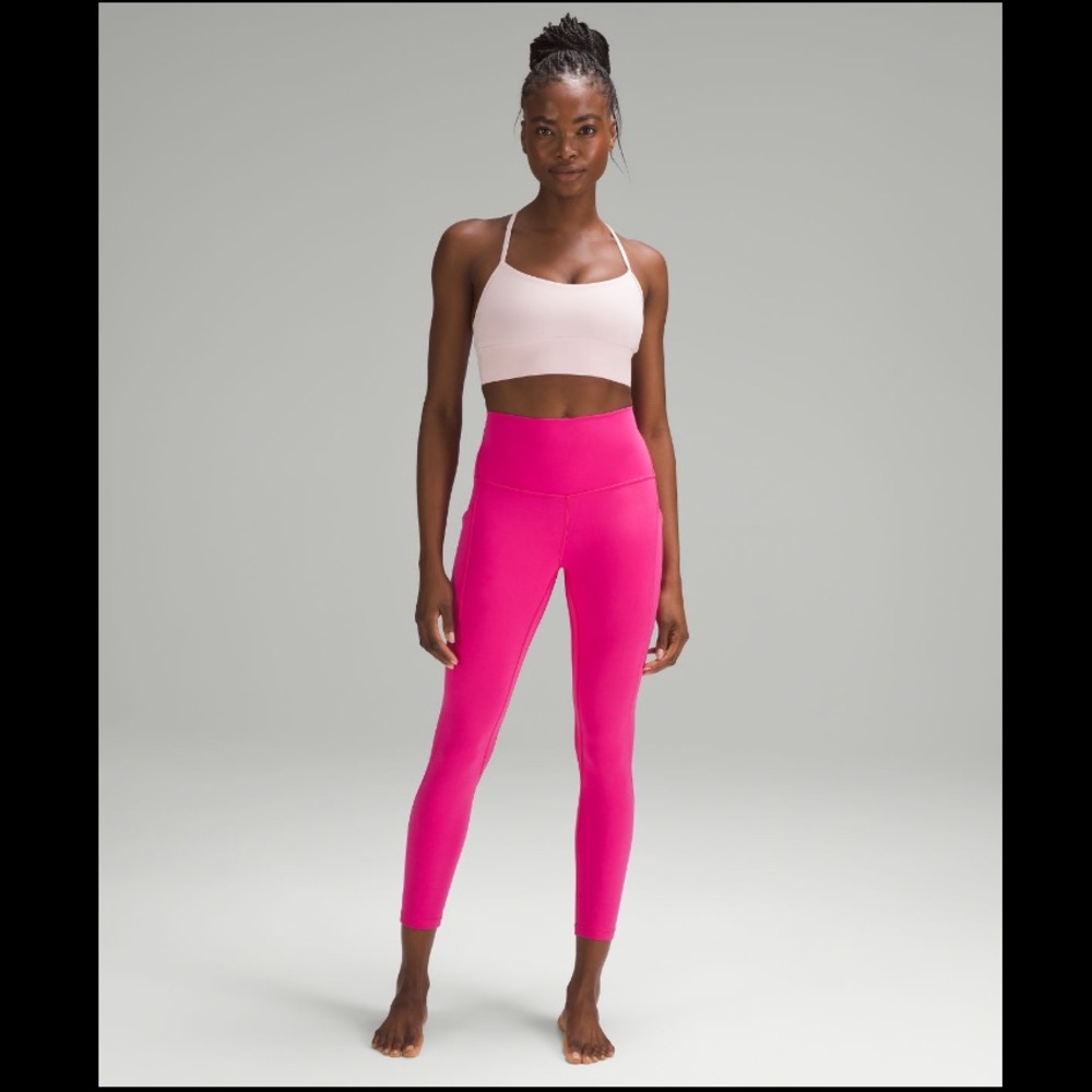 Lululemon Align High-Rise Pant with Pockets 25" Sonic Pink 2, NEW with tags